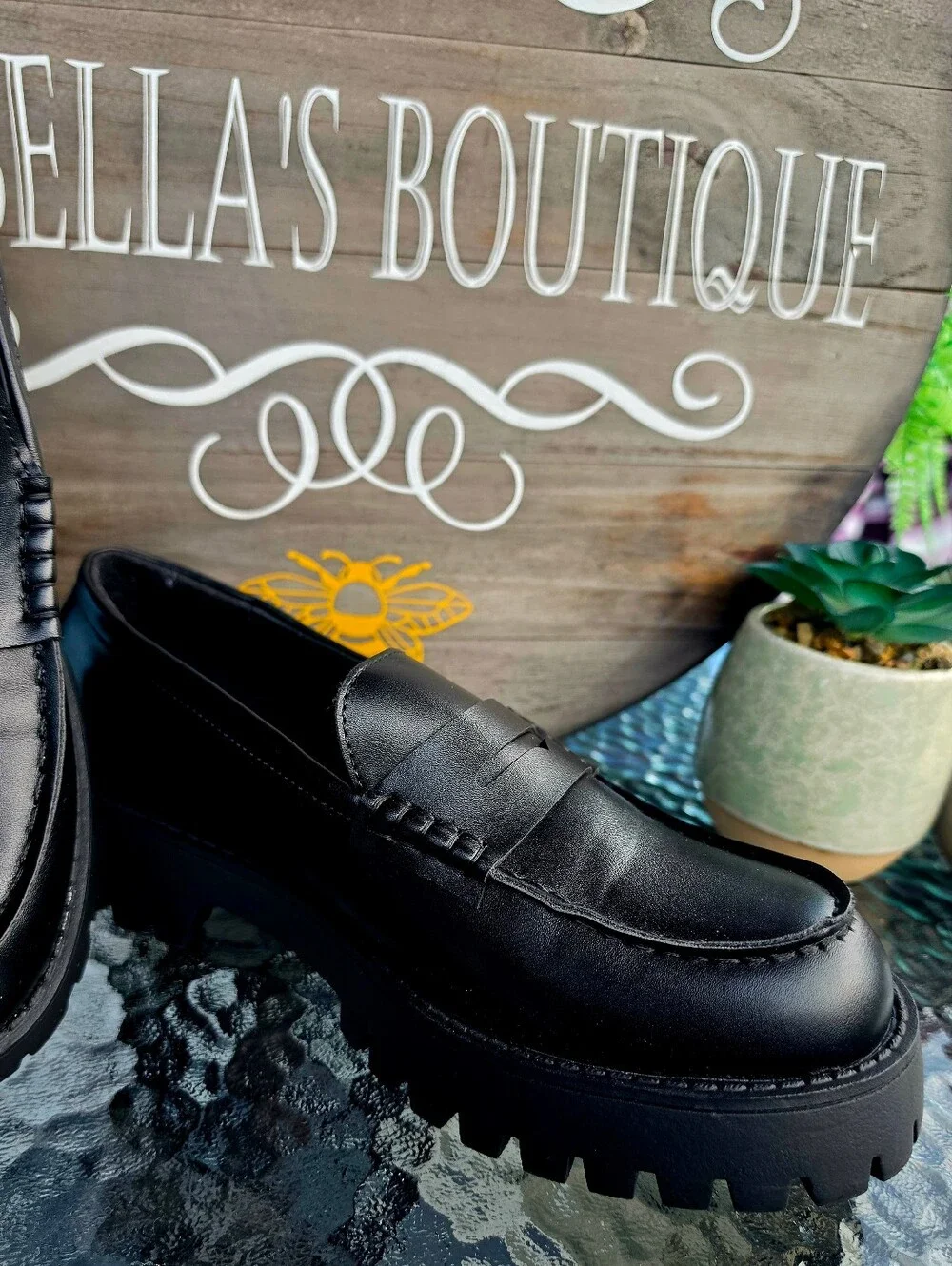 DREAM PAIRS Women's Platform Loafers